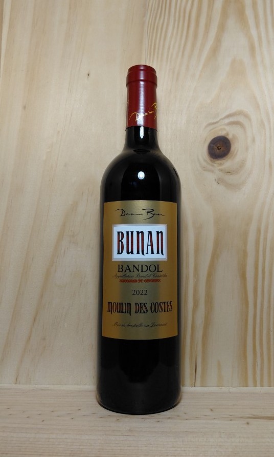 Bandol "Moulin des Costes" 2022 Domaine Bunan 75 cl (Rouge)