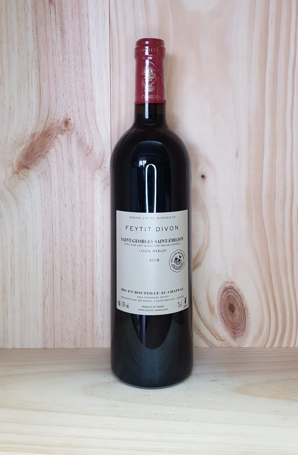 Saint Georges Saint Emilion 2018 Château Feytit Divon 75 cl (Rouge) – Image 3