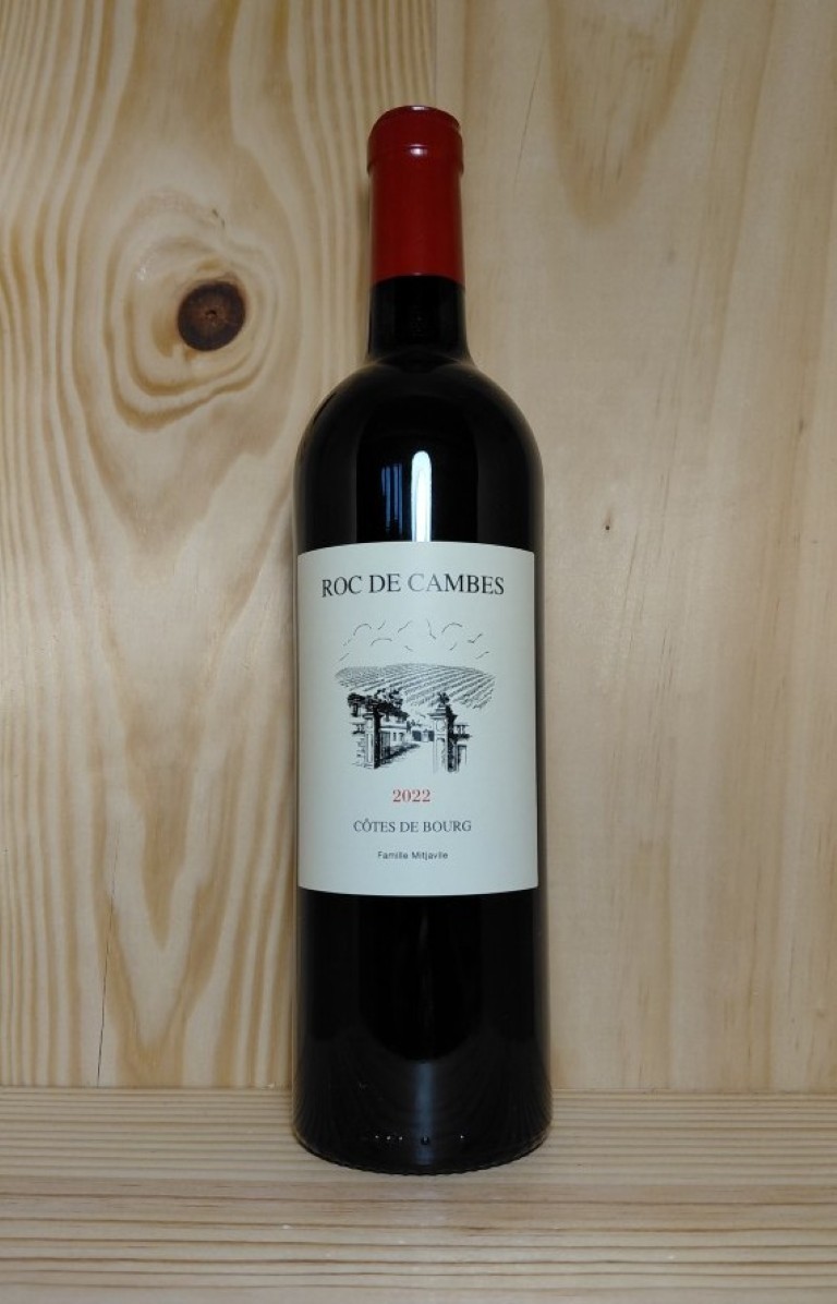 Côtes de Bourg 2022 Roc de Cambes 75 cl (Rouge)