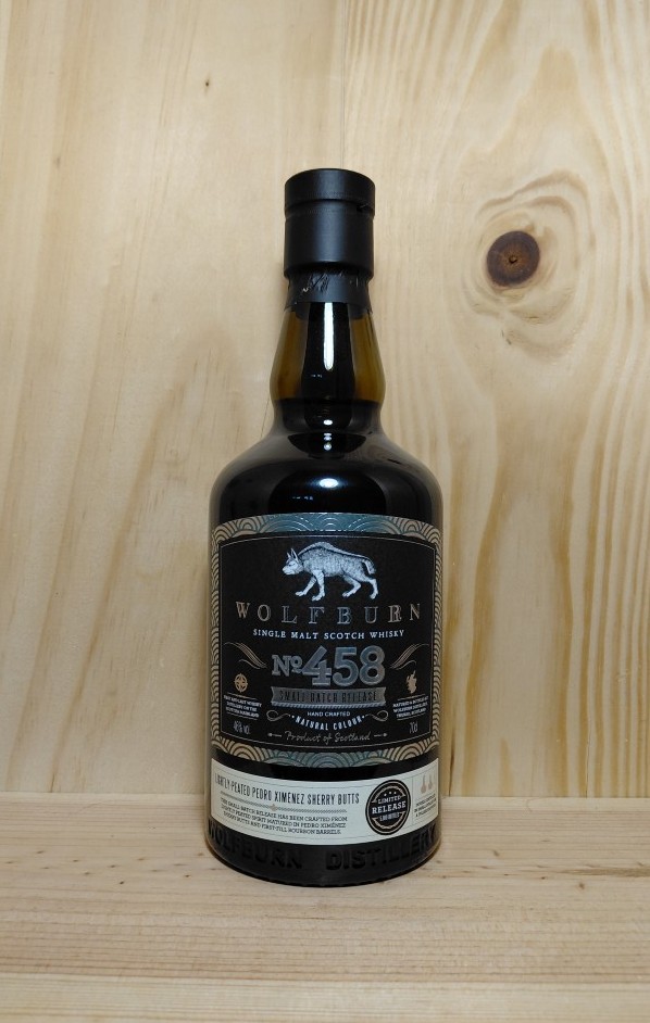 ECOSSE / HIGHLANDS - Whisky "N°458" Wolfburn 70 cl
