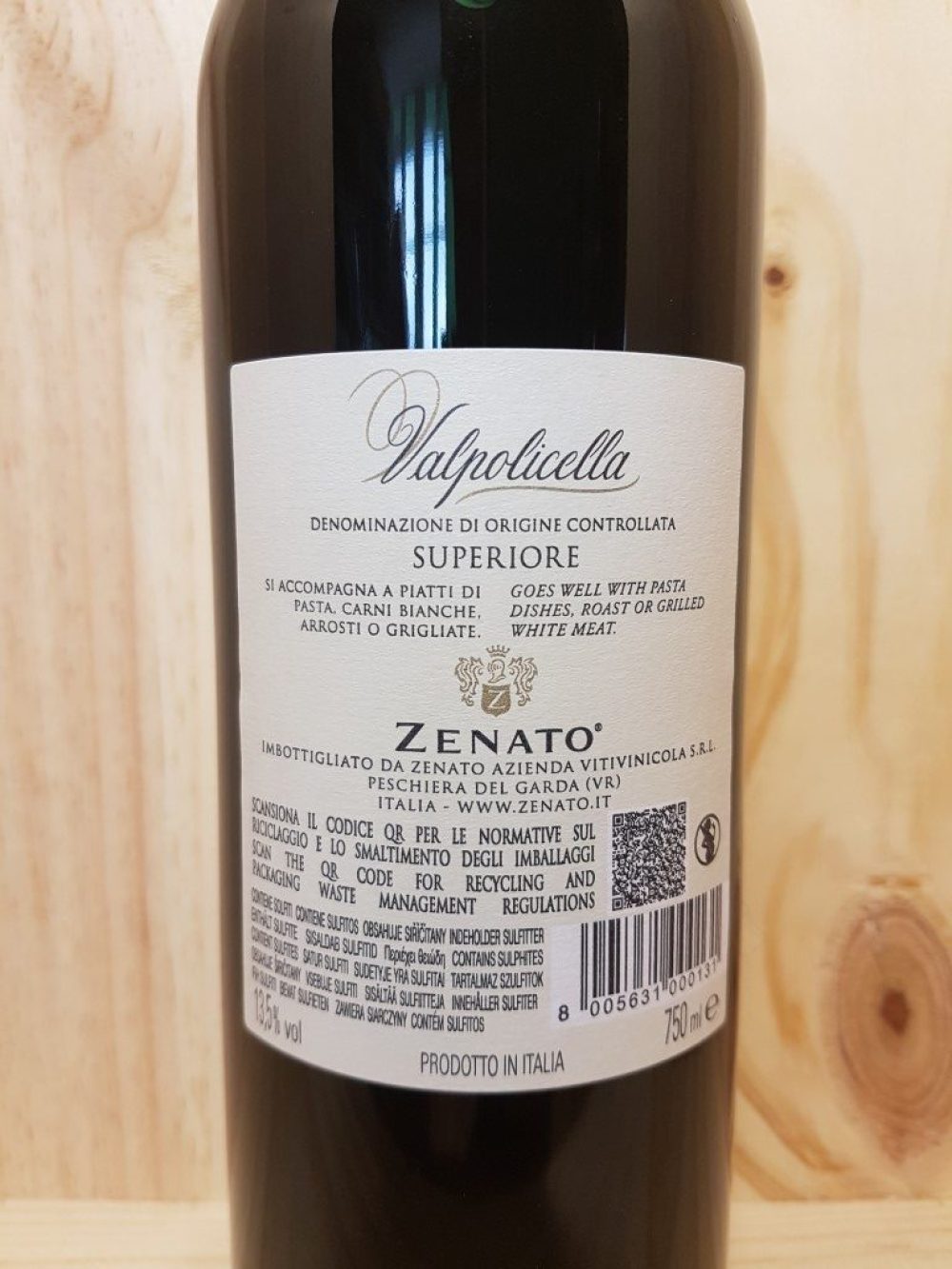 ITALIE - Valpolicella Superiore 2021 Azienda Zenato 75 cl (Rouge) – Image 4