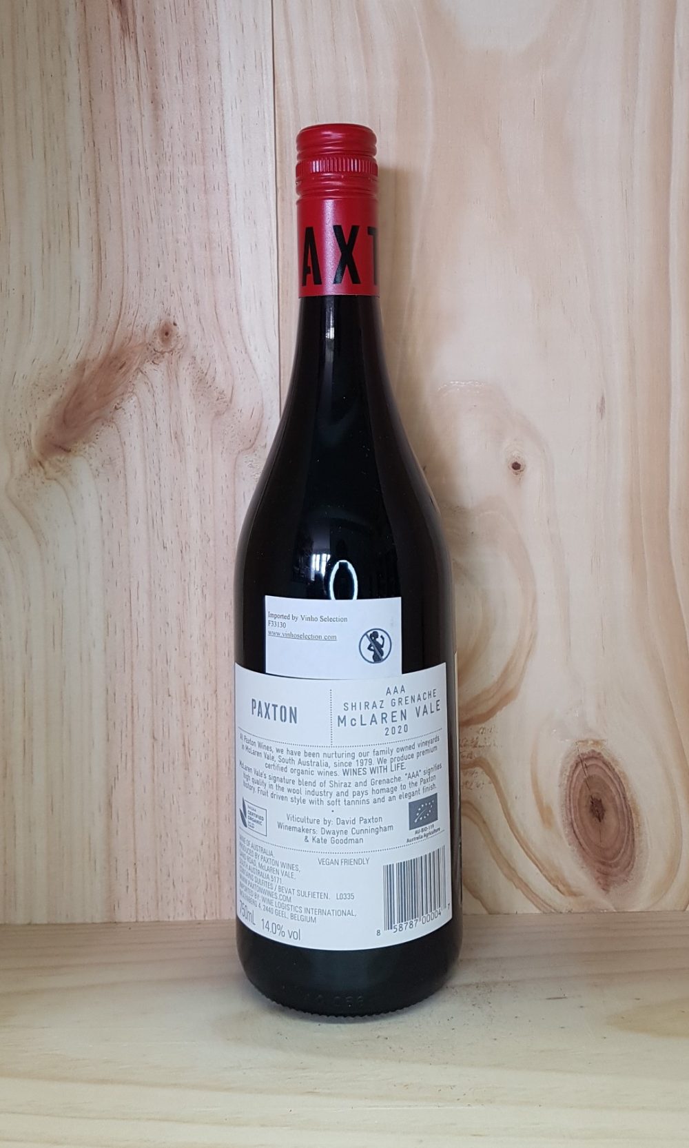 AUSTRALIE - McLaren Vale "Shiraz-Grenache" 2021 David Paxton 75 cl (Rouge) – Image 3