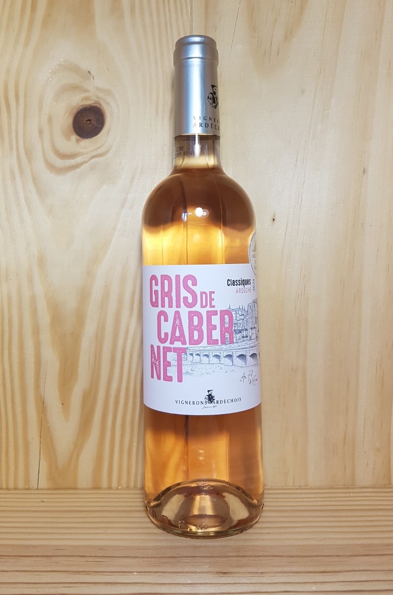 Ardèche IGP "Gris de Cabernet" 2023 Vignerons Ardéchois 75 cl (Rosé)