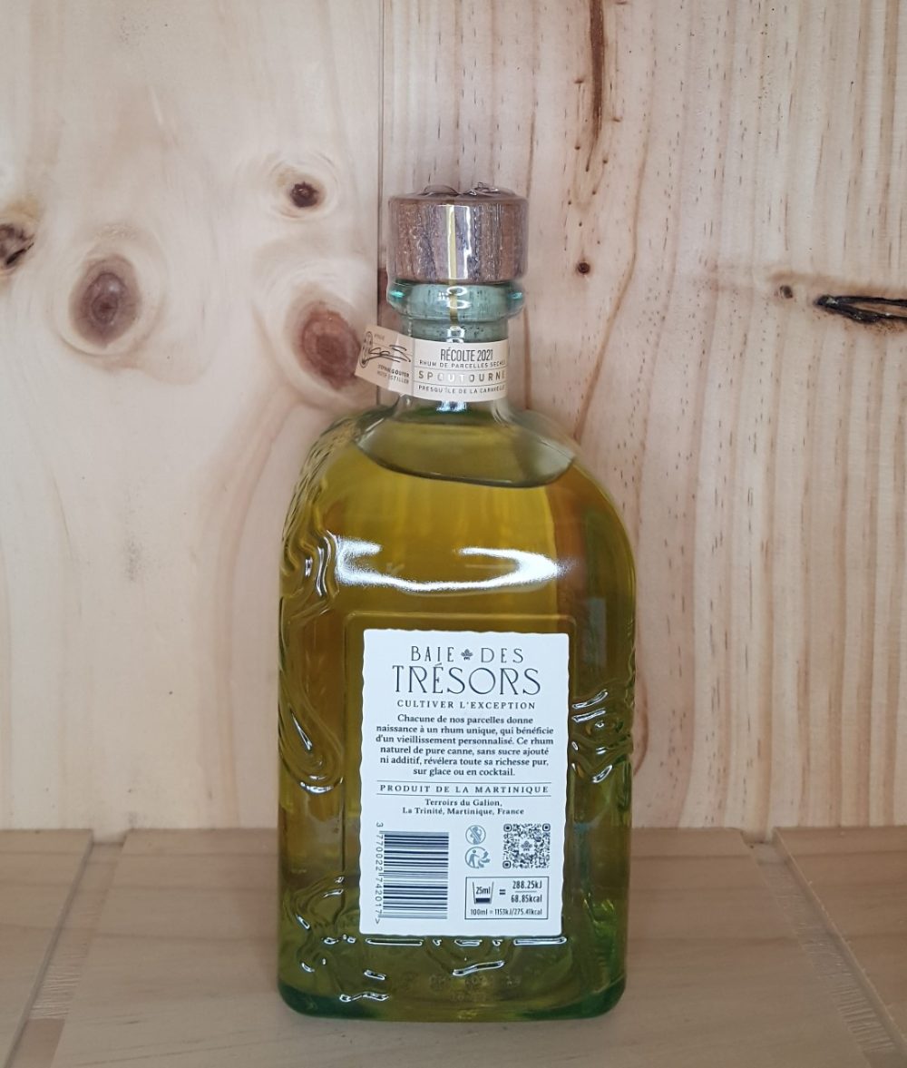 MARTINIQUE - Rhum "Fleurs du vent" Baie des trésors 70 cl – Image 3