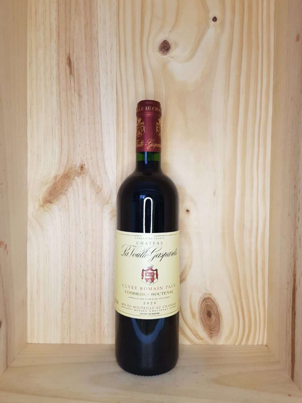 Corbières Boutenac "Cuvée Romain Pauc" 2020 Château La Voulte Gasparet 75 cl (Rouge)