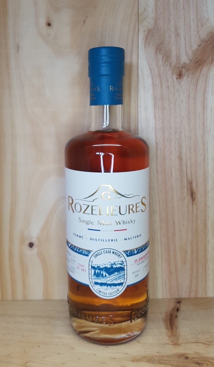FRANCE - Whisky Rozelieures Single malt "Fût unique Jurançon" 70 cl
