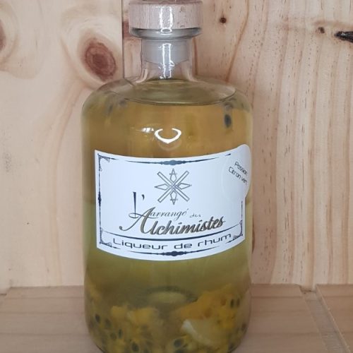 Rhum arrangé "Passion-citron vert" L'arrangé des alchimistes 70 cl
