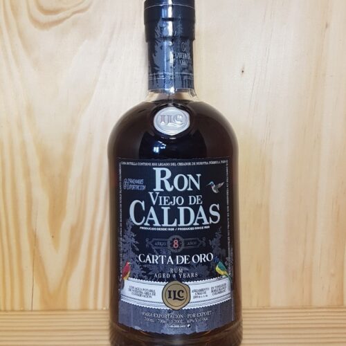COLOMBIE - Rhum "Carta de Oro 8" Viejo de Caldas 70 cl