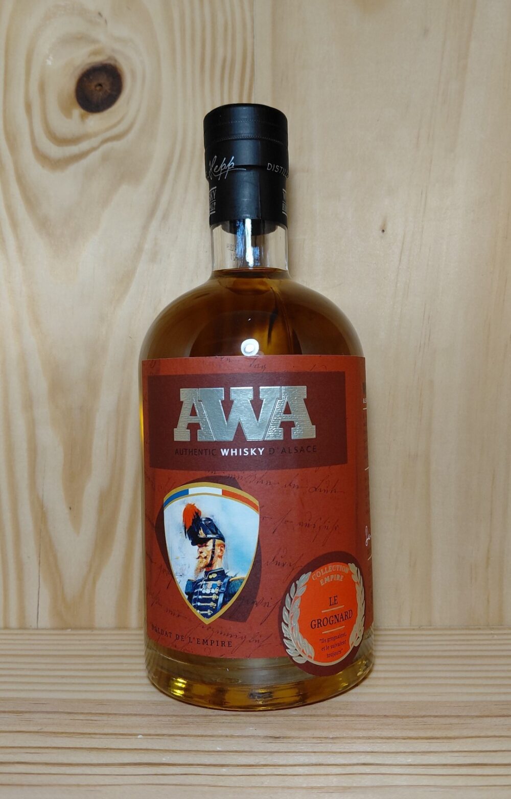 FRANCE / ALSACE - Whisky "Le Grogard" AWA 70 cl