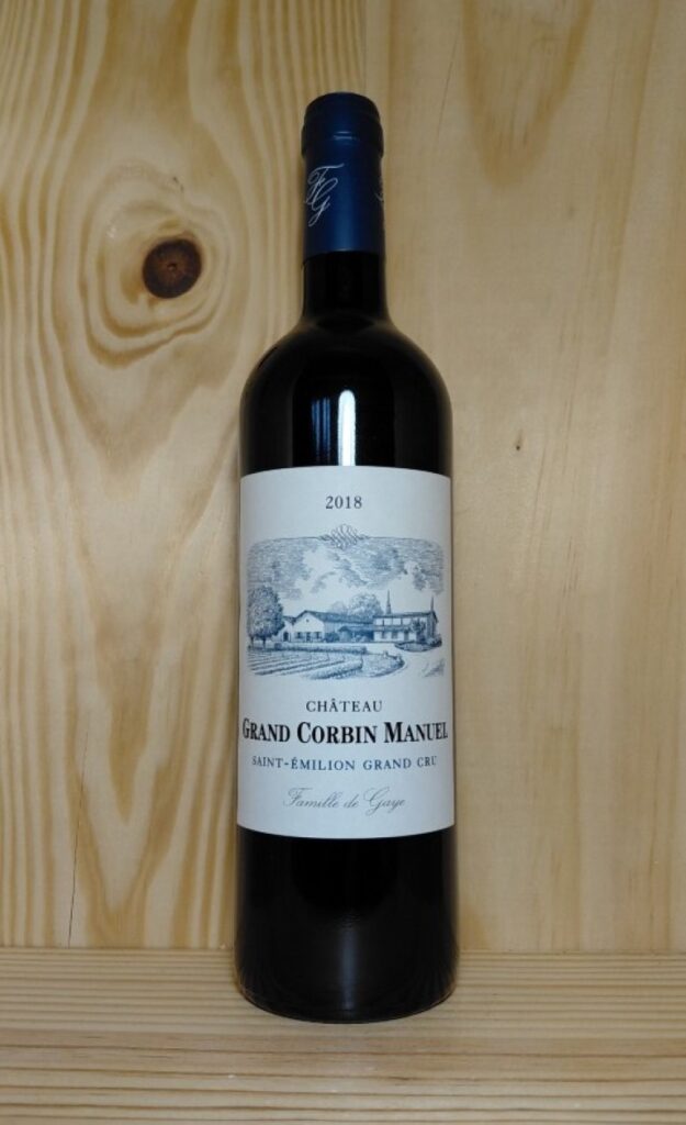 Saint-Emilion Grand Cru 2018 Château Grand Corbin Manuel 75 cl (Rouge)