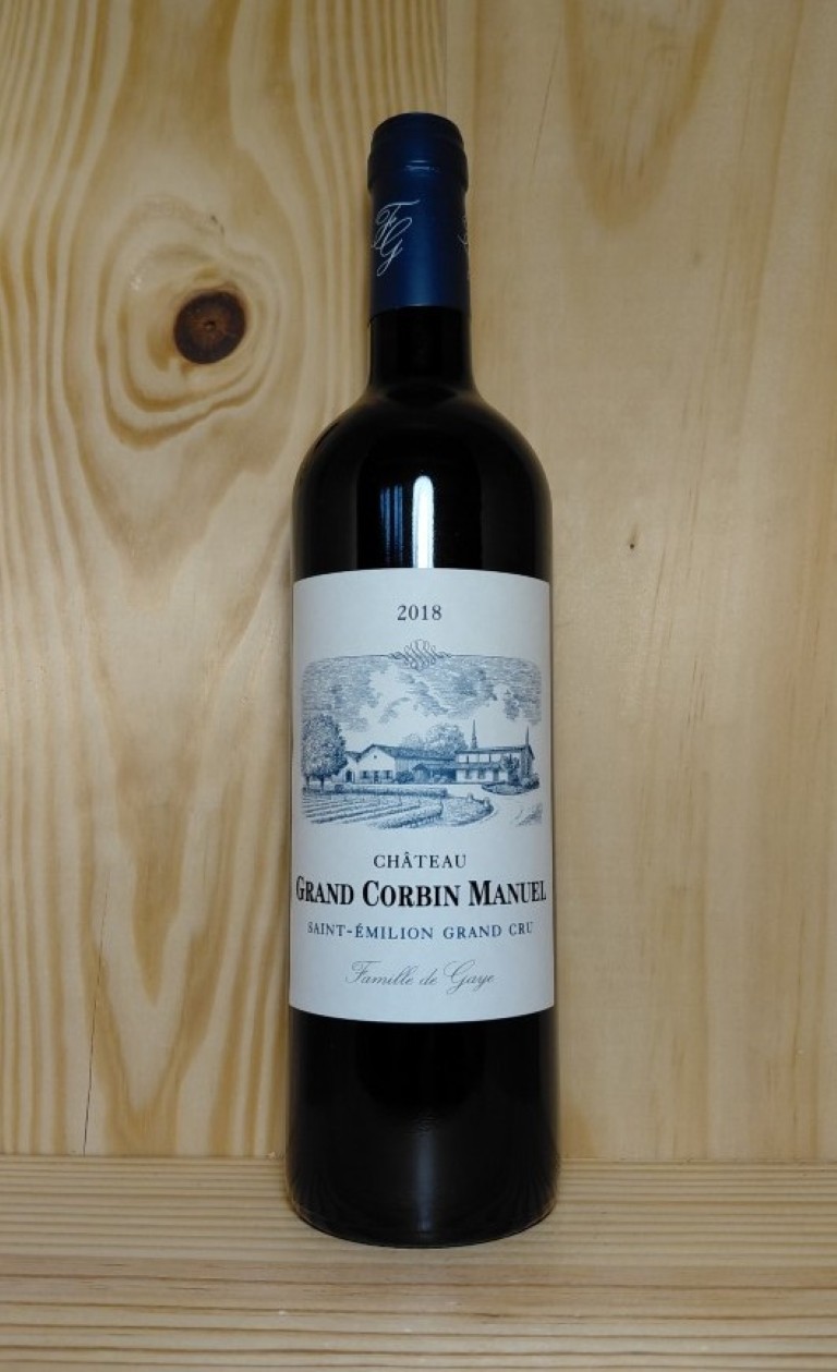Saint-Emilion Grand Cru 2018 Château Grand Corbin Manuel 75 cl (Rouge)