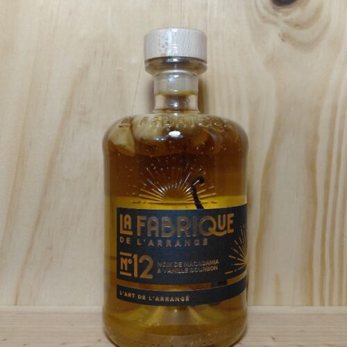 Rhum arrangé "noix de Macadamia vanille de Bourbon" La fabrique de l'arrangé 70 cl